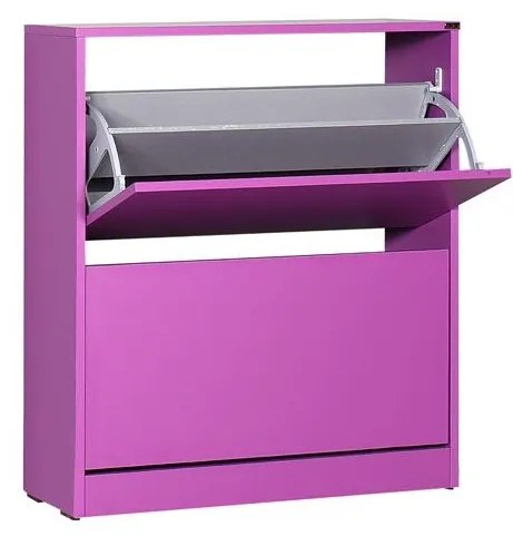 Botník (skrinka na topánky) Shecoletta 5 (fialová). Akcia -22%. Vlastná spoľahlivá doprava až k Vám domov. 1108491