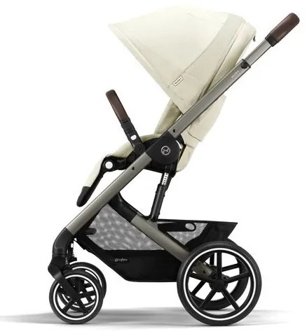CYBEX športový kočík Balios S Lux - seashell beige (silver frame)