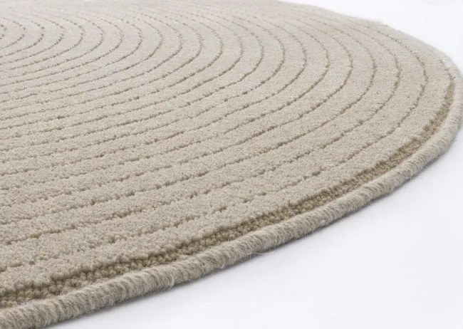 Koberec Agnella Noble Ruti svetlobéžový kruh