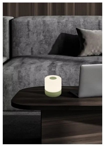 Briloner 7461019 - LED Stmievateľná nabíjacia stolná lampa LED/2W/5V IP44 zelená