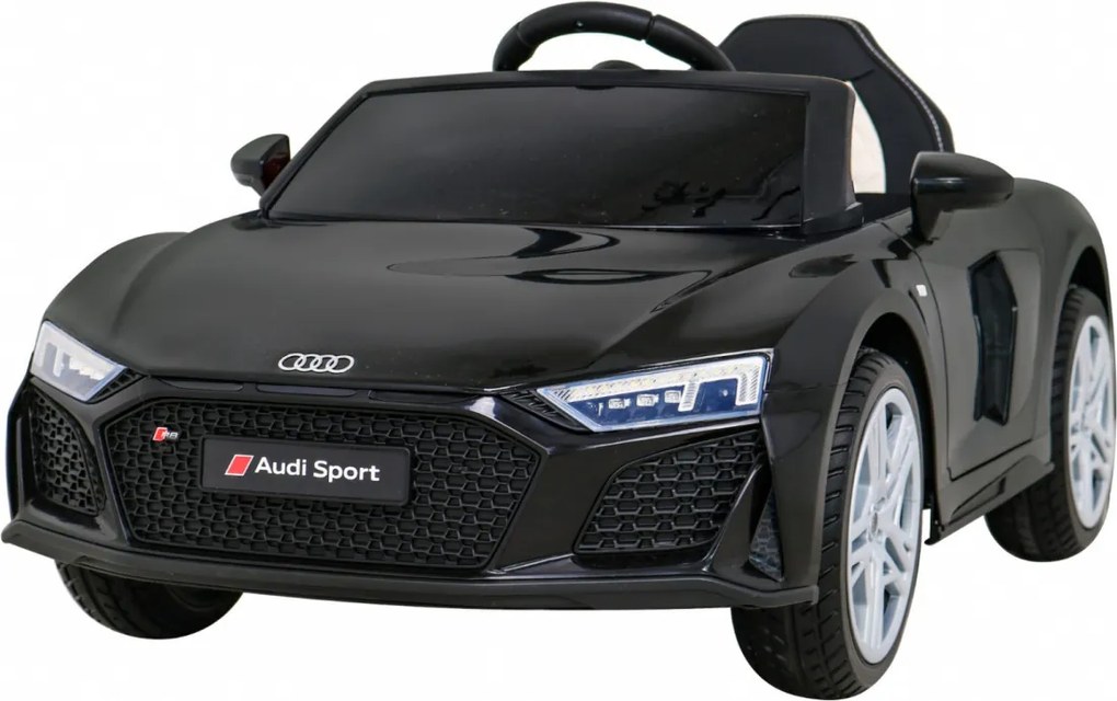 Ramiz Audi R8 LIFT Auto na batérie čierne + diaľkové ovládanie + EVA kolesá + MP3 + LED