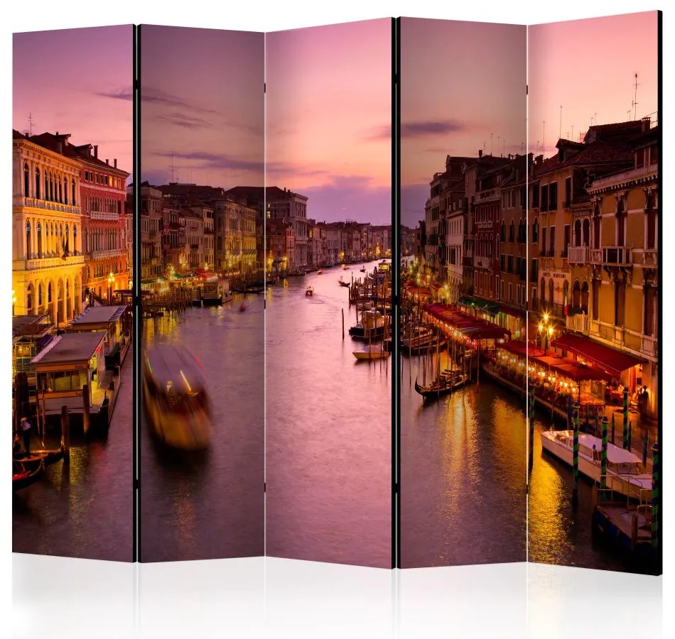 Artgeist Paraván - City of lovers, Venice by night [Room Dividers]