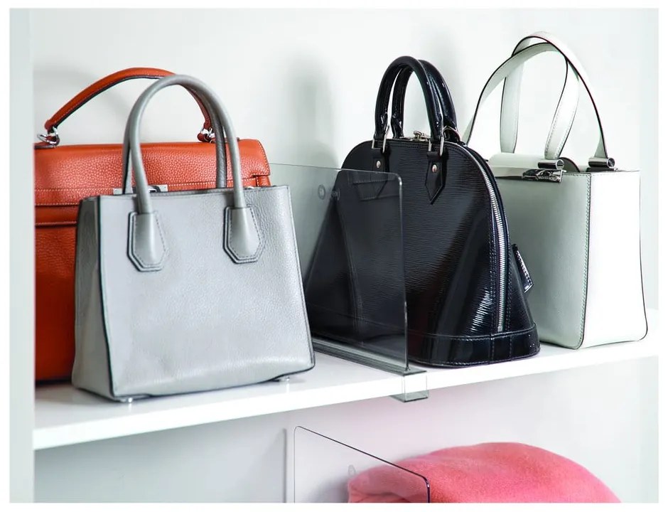 Transparentný rozdeľovač políc iDesign The Home Edit, dĺžka 30,9 cm