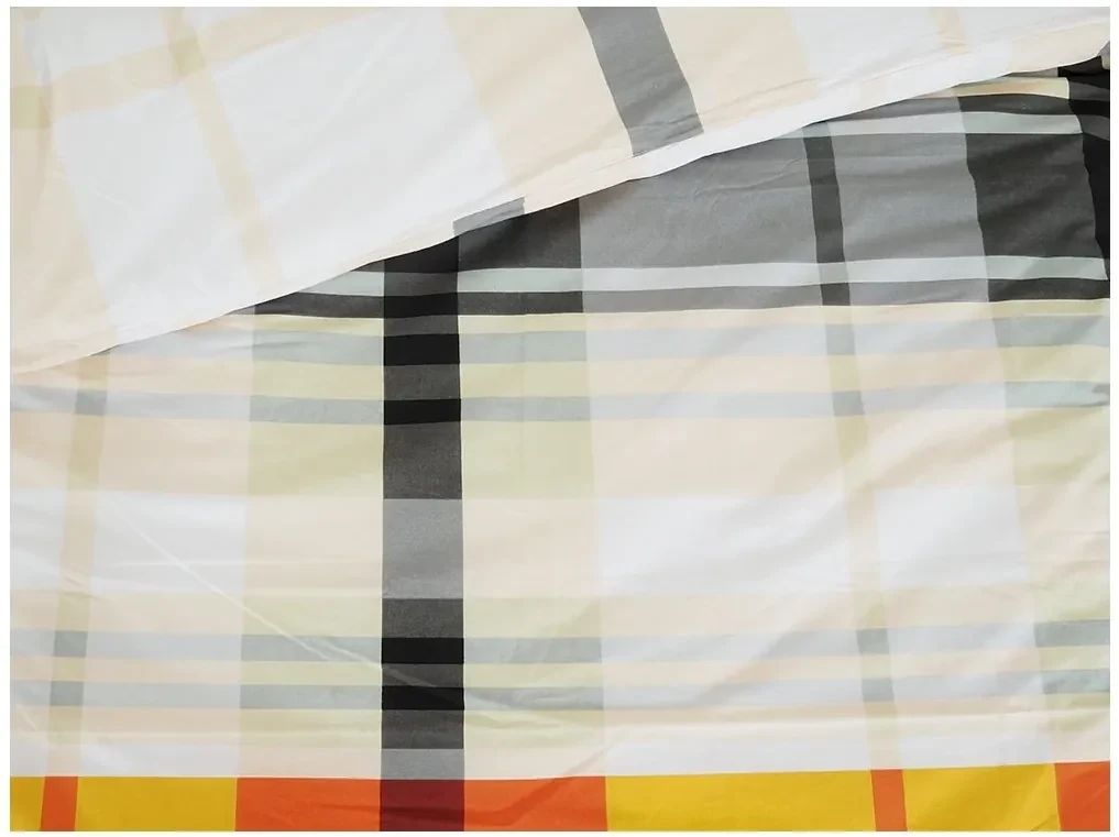 Obliečky z Renforcé bavlny ORANGE KUBE farebné Rozmer obliečok: 70 x 90 cm | 140 x 200 cm