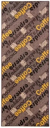 Koberce Breno Kusový koberec CAPPUCCINO 44, hnedá,67 x 180 cm