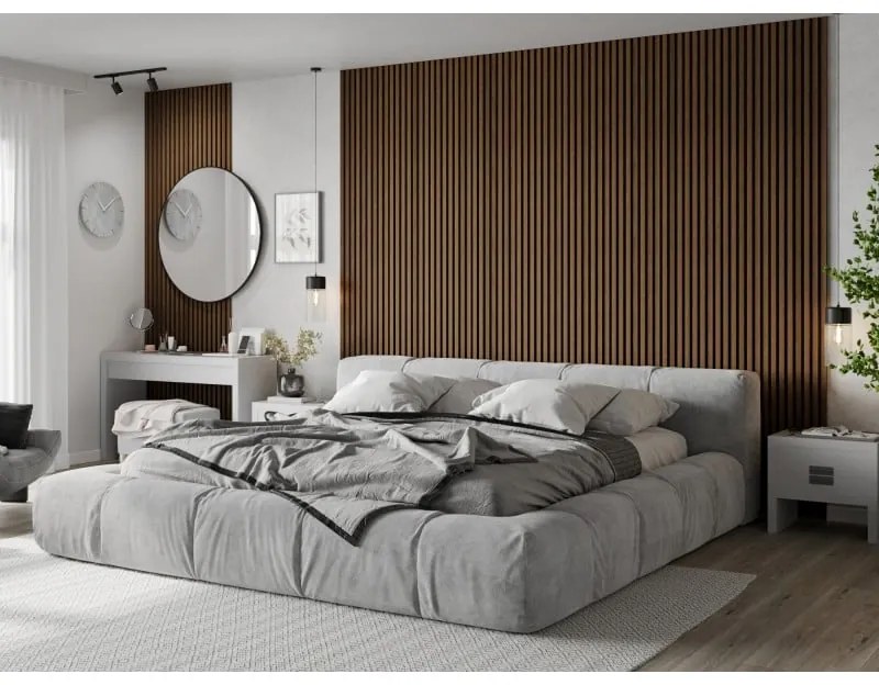 Mexen Lam-F, akustické stenové lamely 275 × 31,5 cm, filc 6 mm, dub moka, S105-275317-2812-074