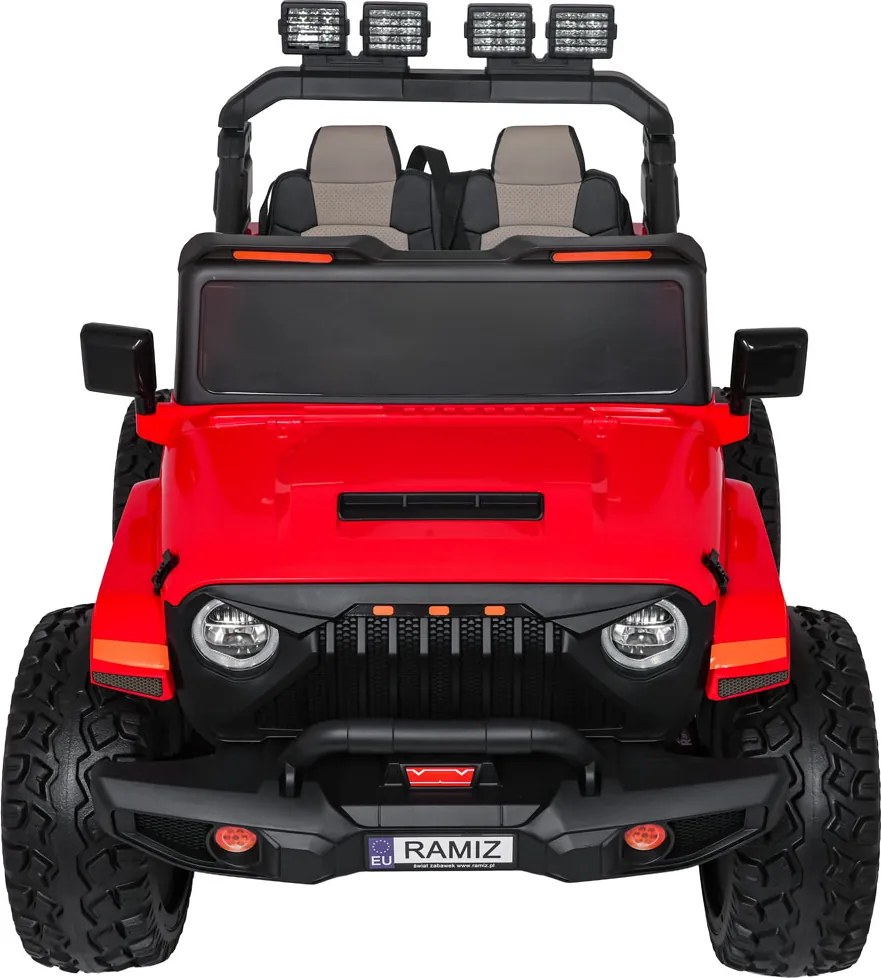 Ramiz Extrémne športové vozidlo 4x4 s premenlivou veľkosťou červené