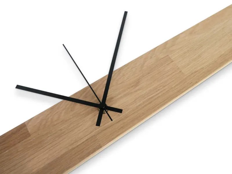 Minimalistické hodiny z prírodného dreva I SENTOP MAS020-osmo-3041-VARNISH