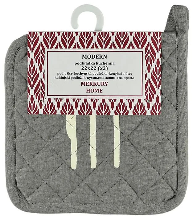 Kuchynská chňapka MODERN šedá