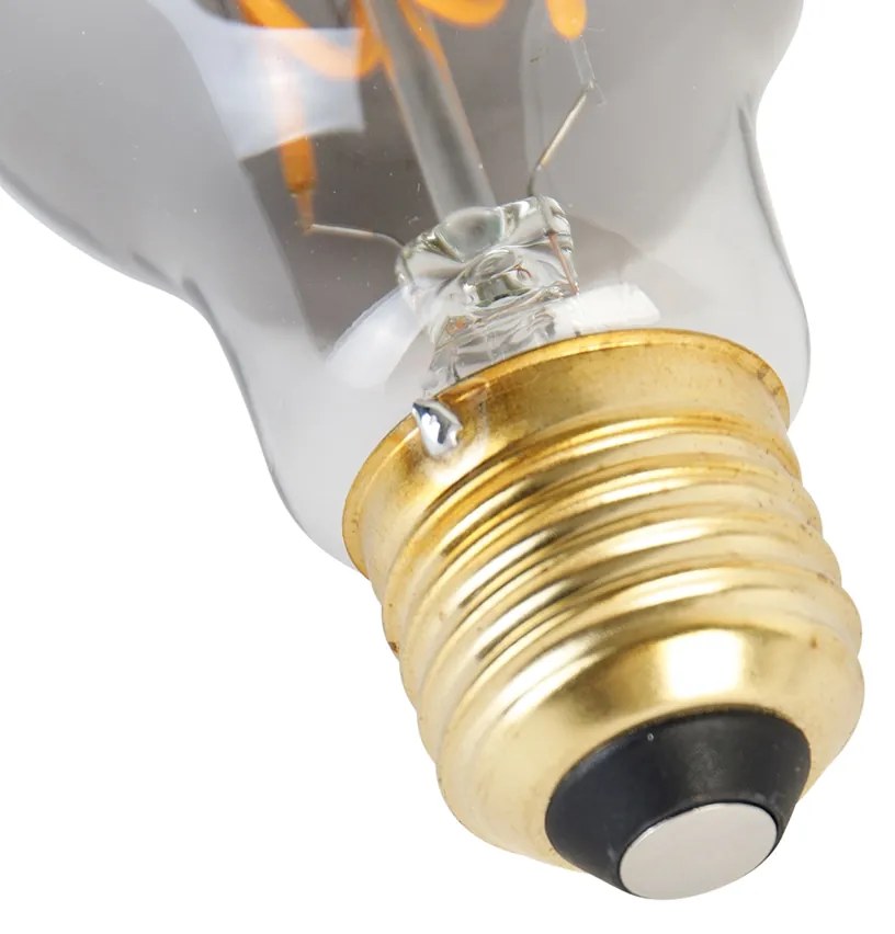 Sada 5 E27 LED špirálových žiaroviek A60 dymové 4W 120 lm 1800K