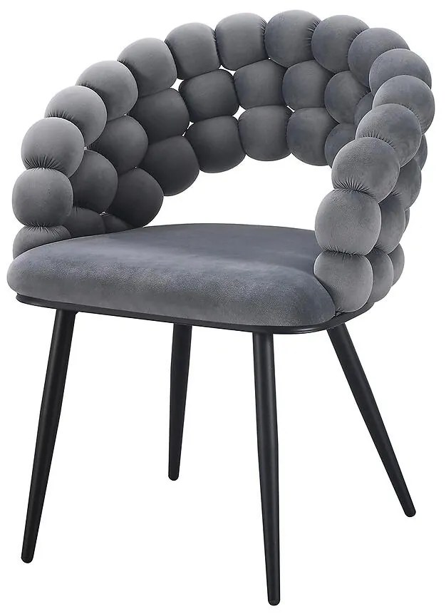 Stolička Dune 12508 sivá