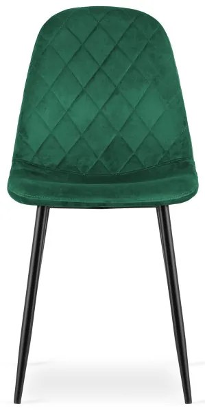 Set štyroch jedálenských stoličiek ASTI tmavo zelené (4ks)