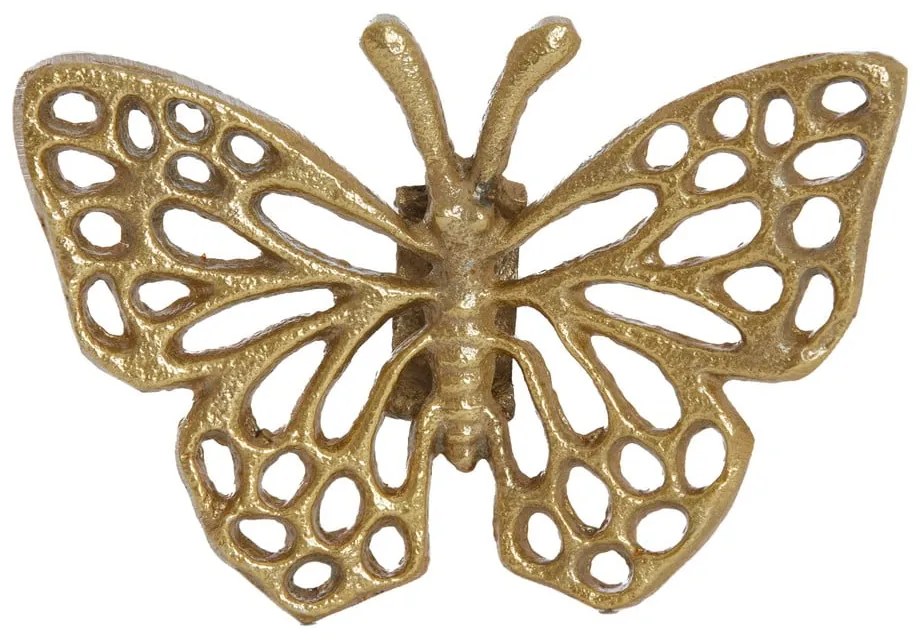 Kovová nástenná dekorácia 10x7 cm Butterfly – Light &amp; Living