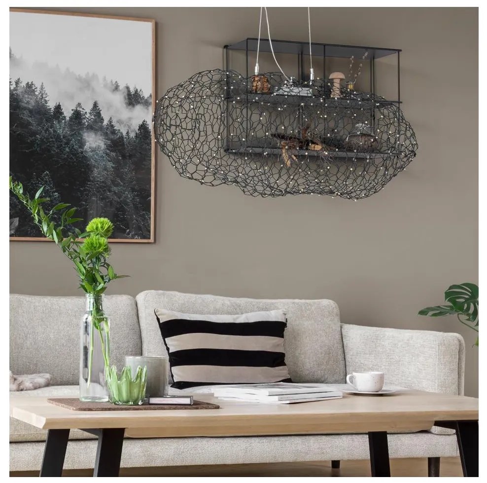 ByRydens 4201250-4002 - LED Luster na lanku HAYDEN LED/15W/230V čierna