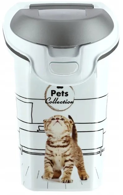 Kontajner a úložný box na granule pre mačky, 15 l / 6 kg CAT