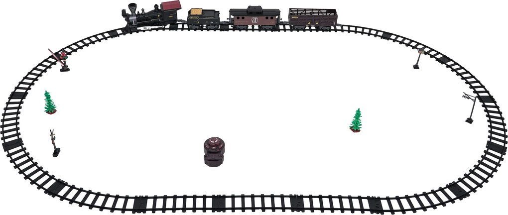Ramiz Retro dopravná železnica so svetelnou, zvukovou a dymovou funkciou 172cm
