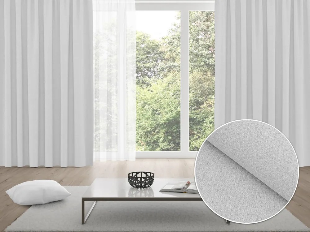 Biante 100% zatemňovací záves Blackout BKR-501 Svetlo sivý  - šírka 270 cm 270x240 cm
