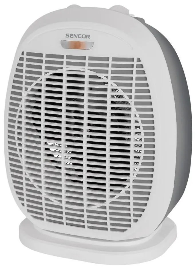 Sencor - Ventilátor s vykurovacím telesom 1200/2000W/230V biela/šedá