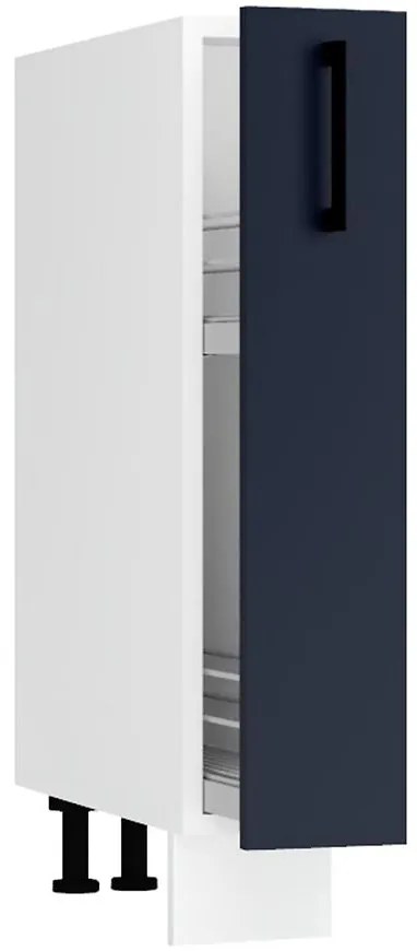 Kuchynská skrinka Max D15 Cargo + Kôš námornícka modrá