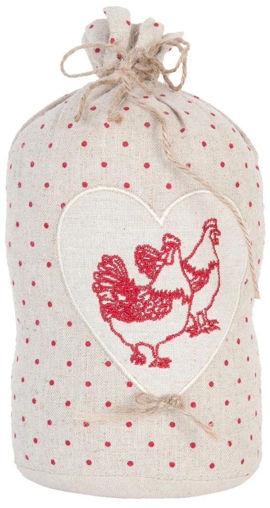 Dverná zarážka Chicken - Ø 13 * 25 cm