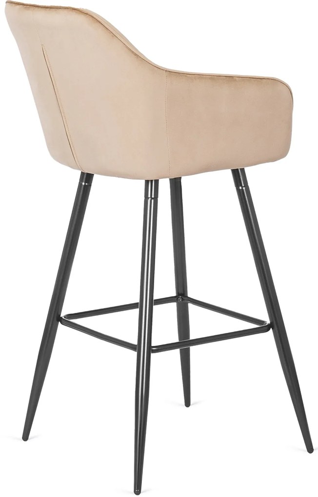 PROXIMA.store - Čalúnené barové kreslo SALEM FARBA: béžová