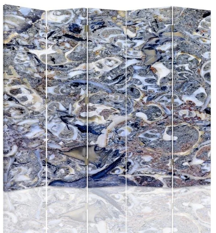 Gario Paraván Mramorová mozaika Rozmery: 180 x 170 cm, Prevedenie: Otočný paraván 360°