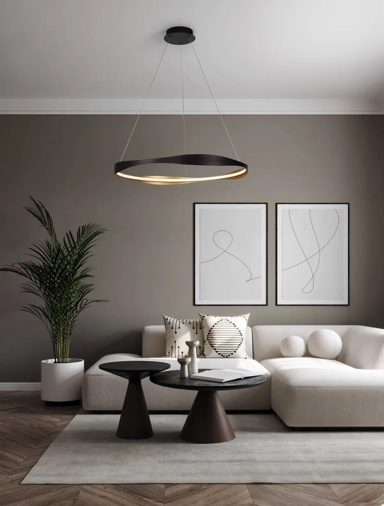Dizajnový luster Platinum 80