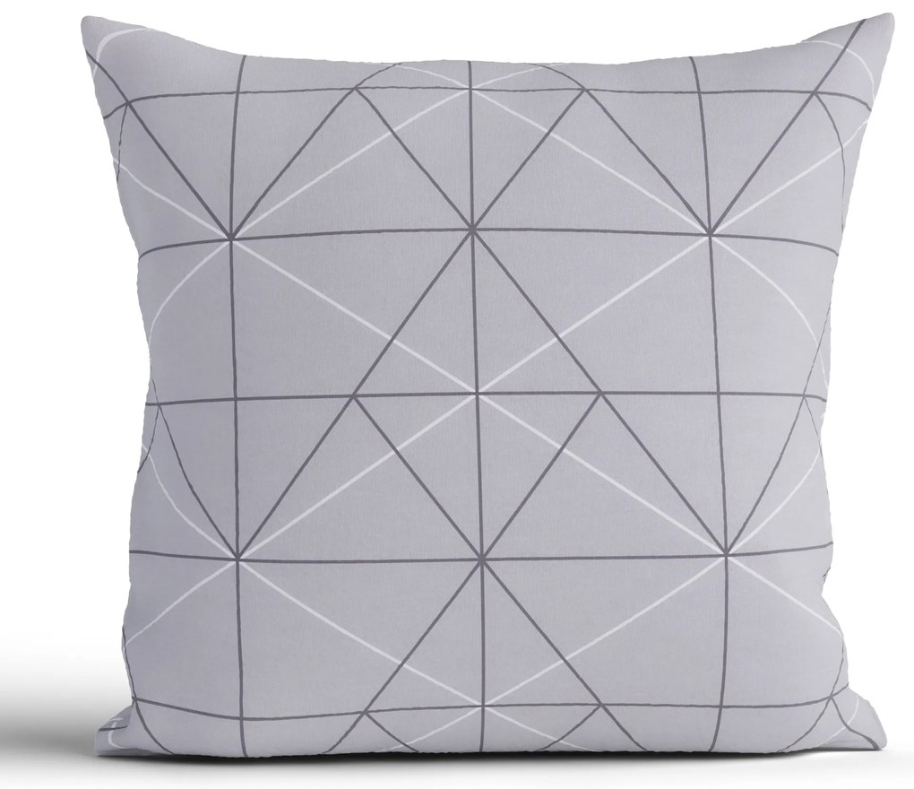 Bavlnená obliečka na vankúš Renforcé 40 × 40 cm – Sebastian sivá