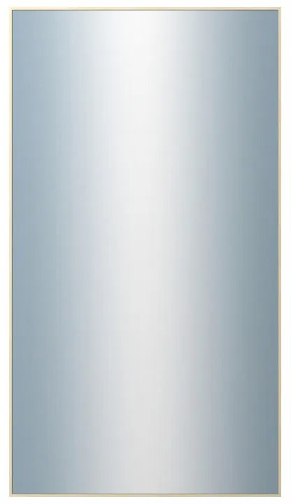 DANTIK - Zrkadlo v rámu, rozmer s rámom 50x90 cm z lišty Hliník javor (7273511)
