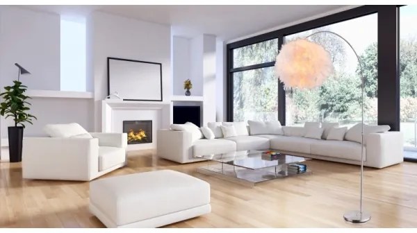 Globo 15057S - Stojacia lampa KATUNGA 1xE27/40W/230V