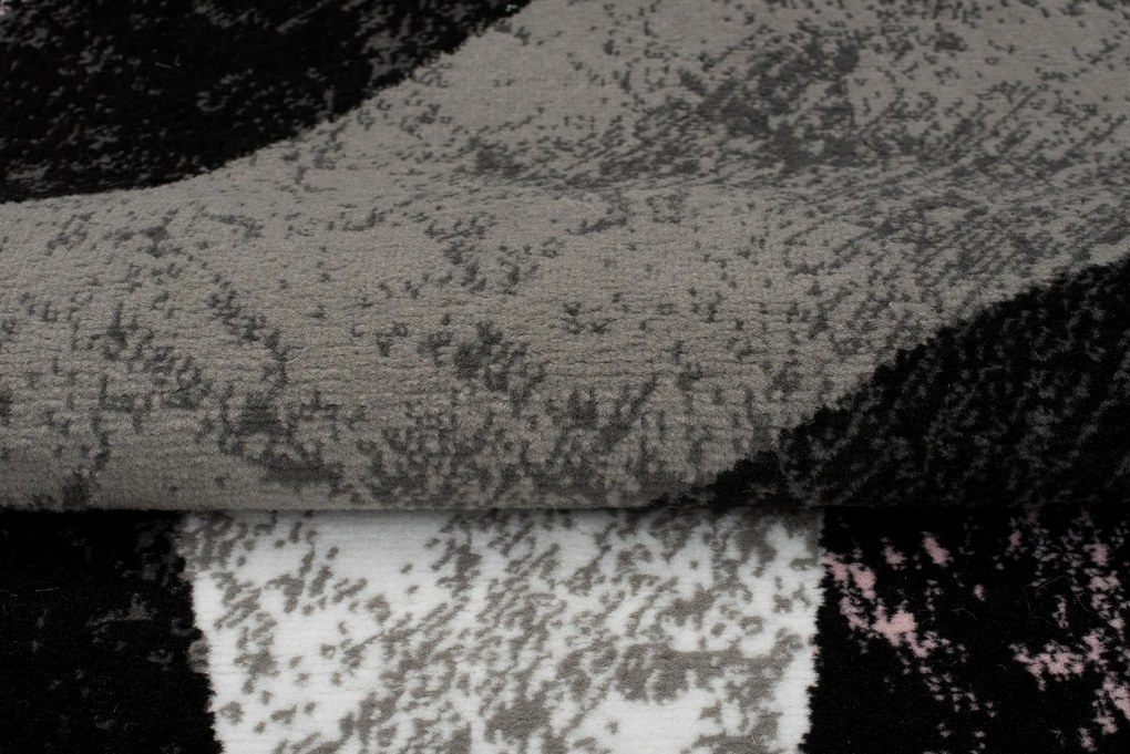 TA Koberec K855F ČIERNA LACNÁ PP EWL Rozmer: 80x150 cm