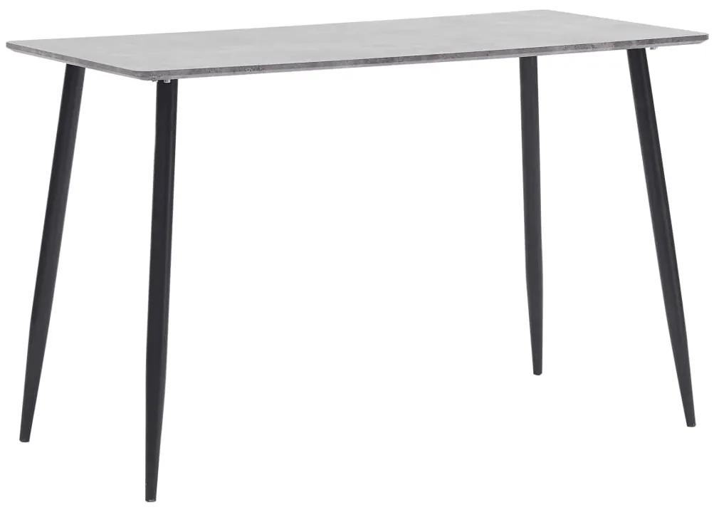 vidaXL Jedálenský stôl, sivý 120x60x75 cm, MDF