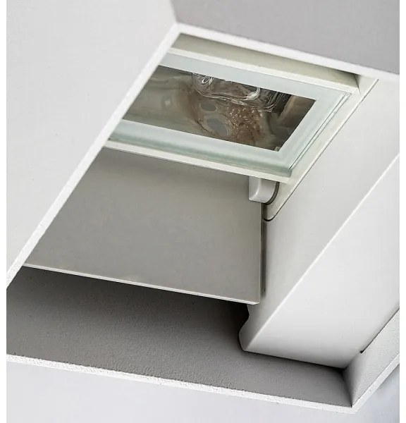 Rabalux 7397 - Vonkajšie nástenné svietidlo SOLIN 1xG9/42W/230V IP54 biela