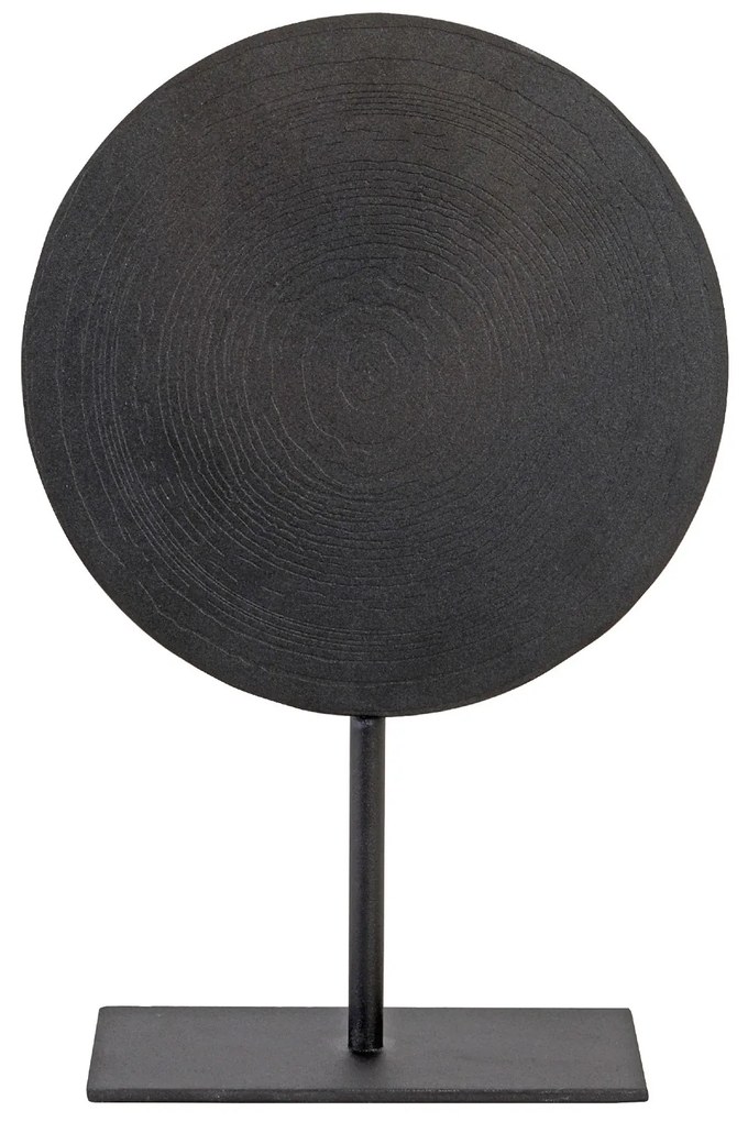 Dekorácia na podstavci SASIM, matt black, 25x38 cm