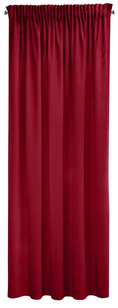 ZATEMŇOVACÍ ZÁVES NA PÁSKE PIERRE CARDIN SIBEL 140 X 270 CM BORDOVÁ