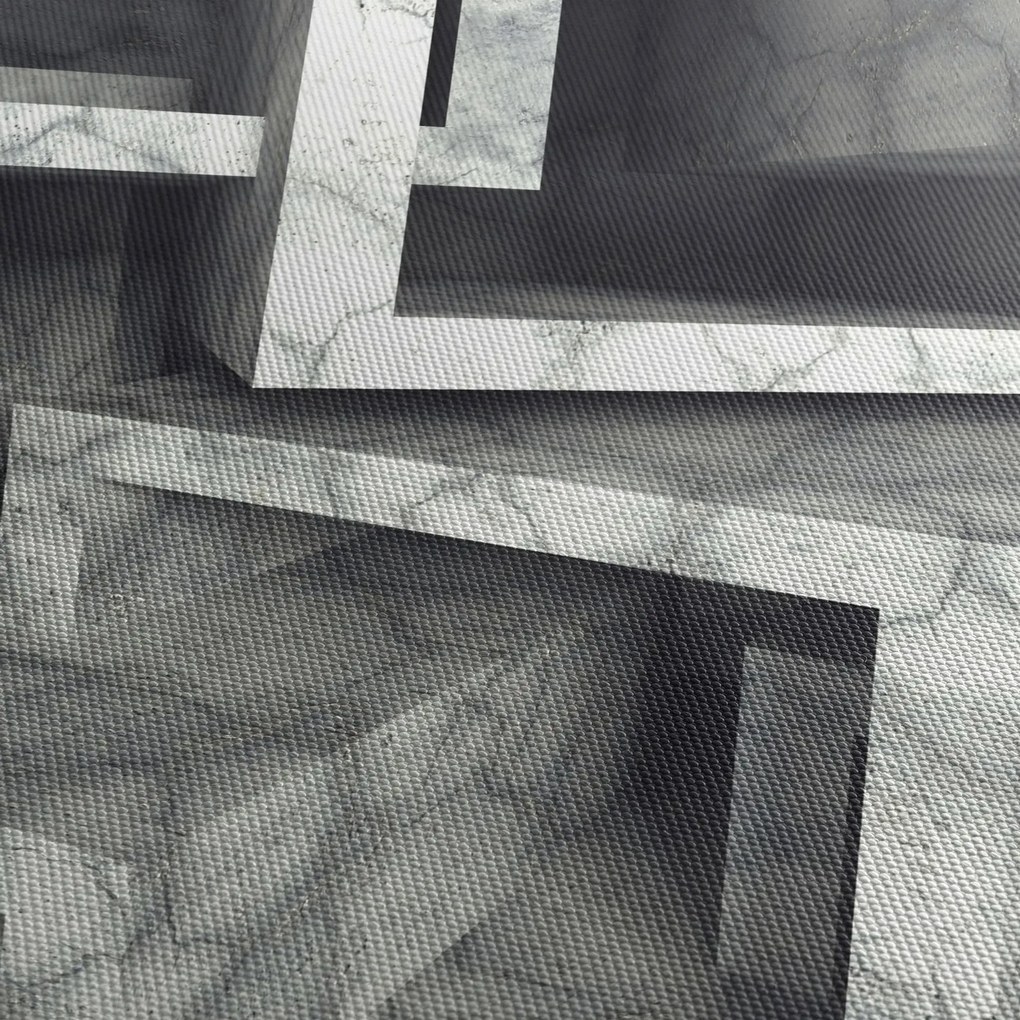 Abstraktný obraz kociek (120x50 cm)