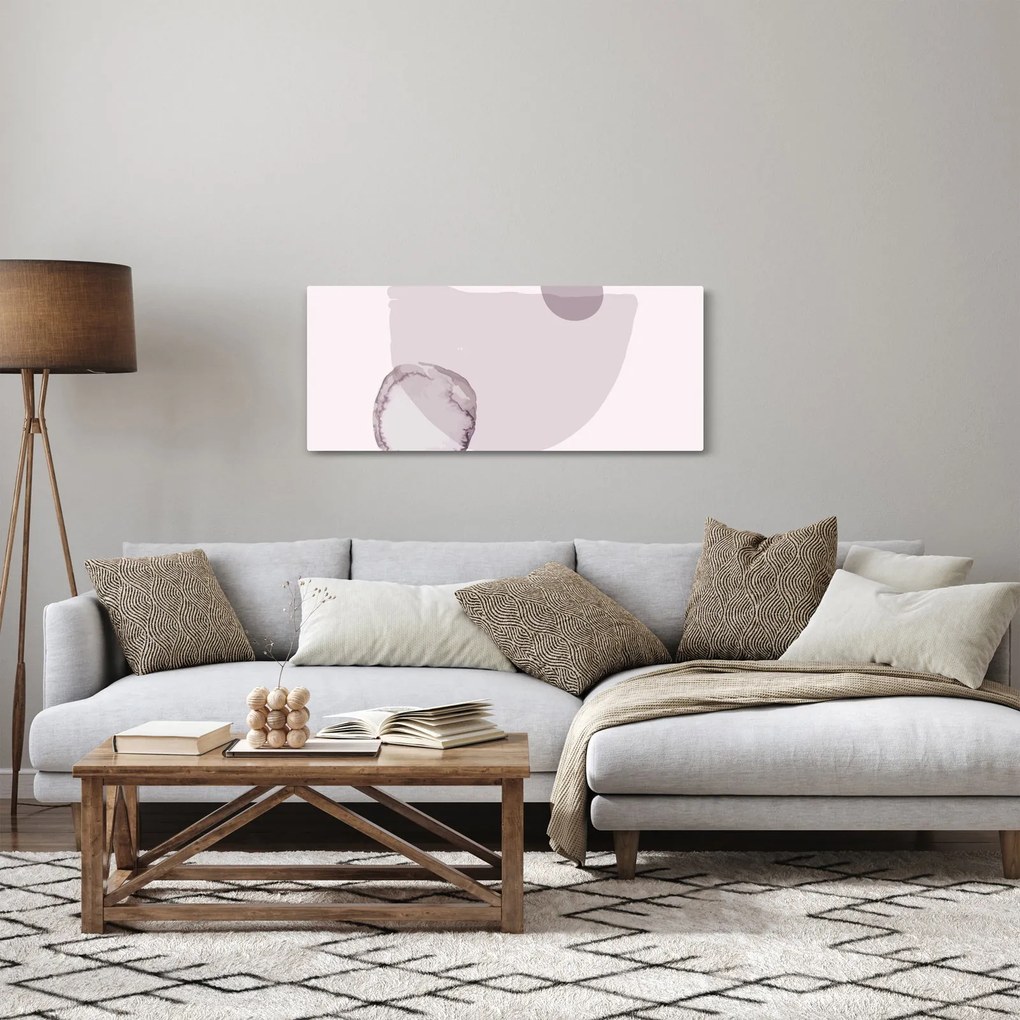 Obraz - Fialový minimalizmus N⁰2 (120x50 cm)