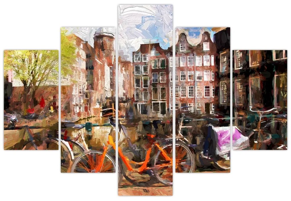 Obraz - Amsterdam (150x105 cm)