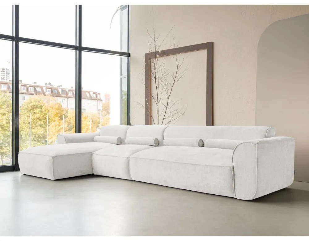 Biela rohová pohovka (ľavý roh) Flex Felix – Miuform