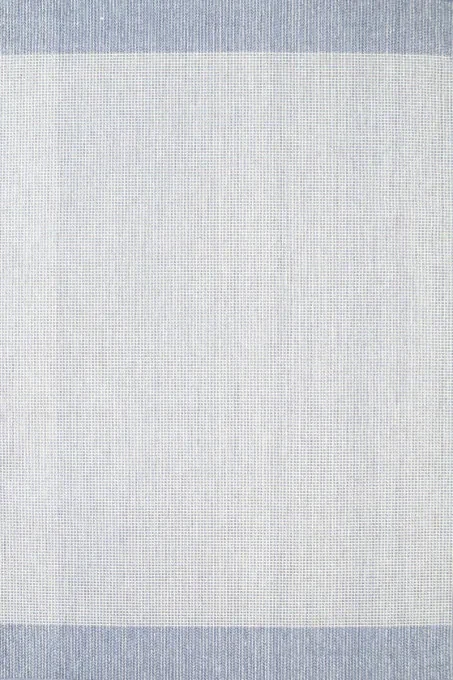 Šnúrkový obojstranný koberec Brussels 205664/10310 modrý / krémový