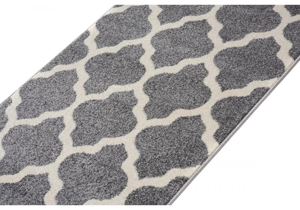Kusový koberec Berda sivý atyp 80x400cm