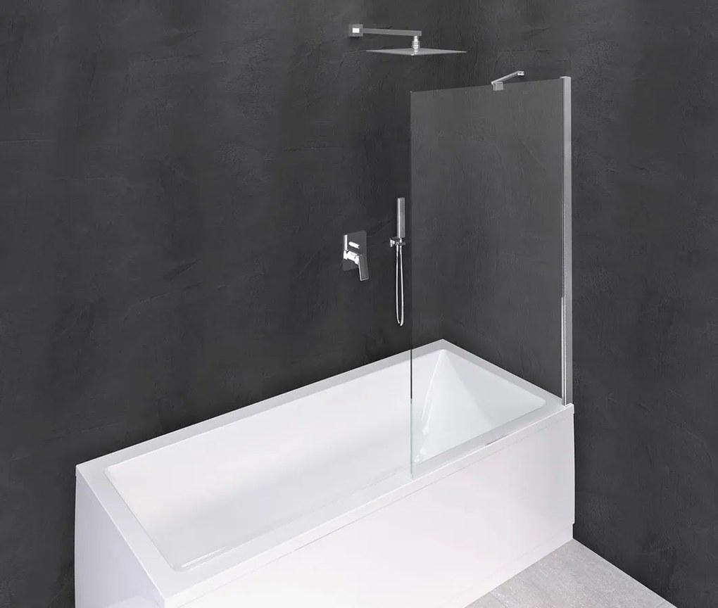 Polysan, MODULAR SHOWER vaňová zástena 800x1500mm, číre sklo, BMS1-80