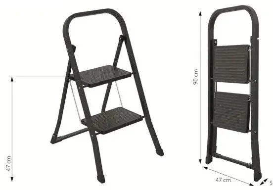 MINIFERO 2 oceľové skrinky, čierne