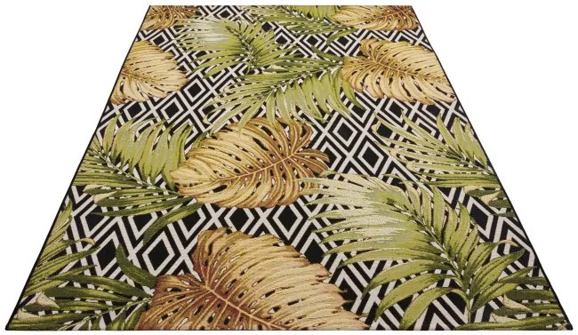 Koberec Hanse Home Flair Diamonds and Leaves viacfarebný