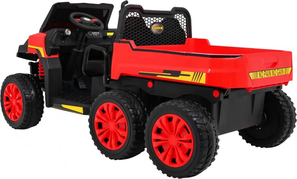 Ramiz Farmársky nákladiak pre 2 deti Červený + 4x4 + Diaľkové ovládanie + Kiper + LED Audio