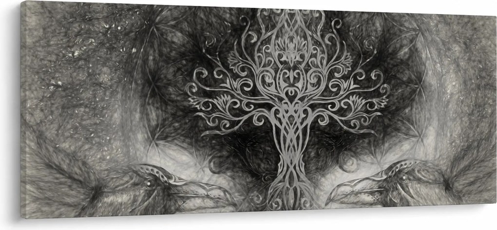 Obraz - Strom života (120x50 cm)