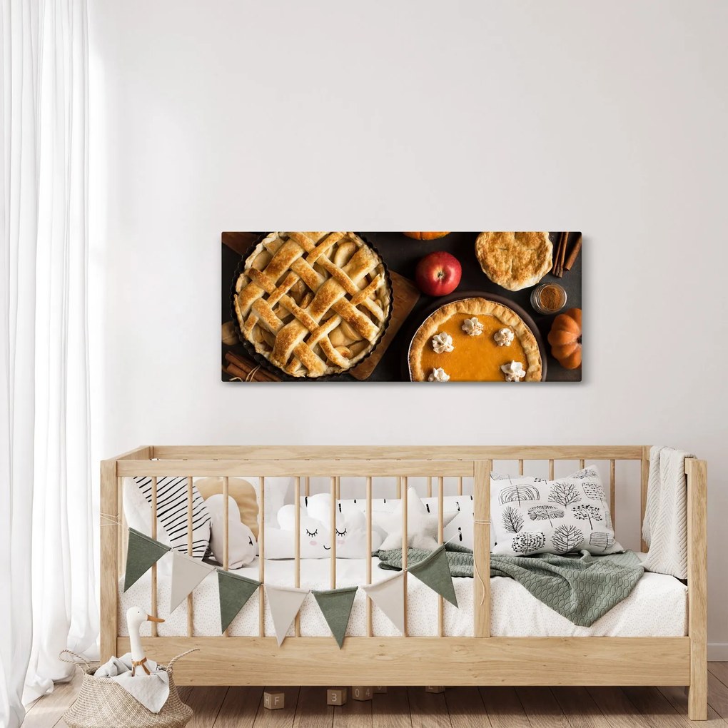 Obraz - Tekvicový koláč (120x50 cm)