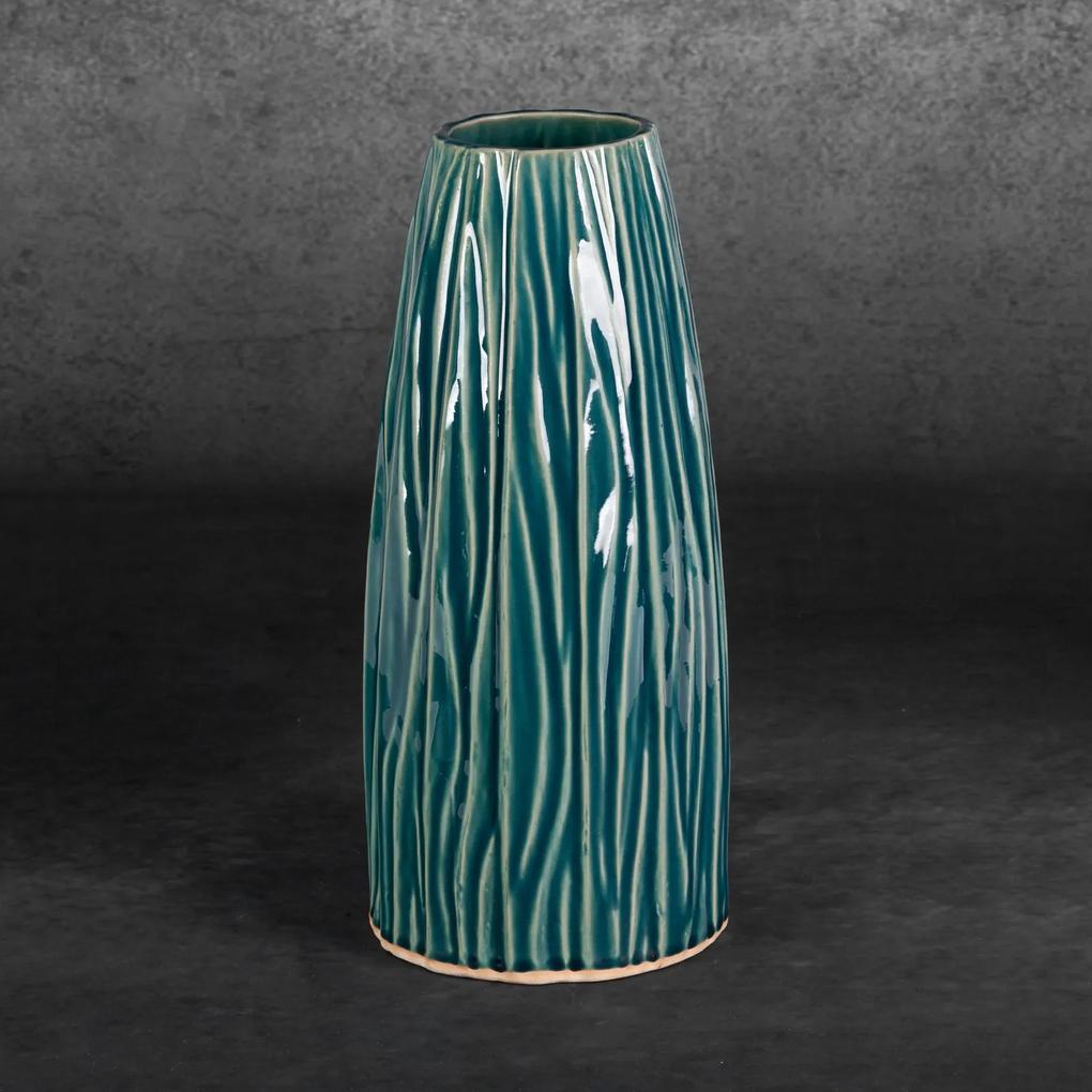REA Dekoratívna váza 16x34 cm zelená