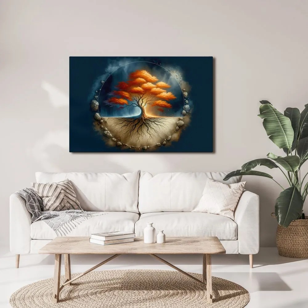 Obraz strom života v kruhu