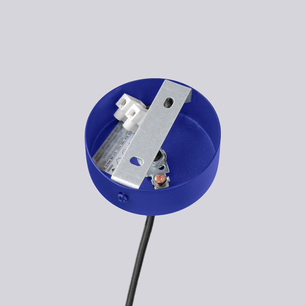 Luster Halo, 6x biele sklenené tienidlo, bl